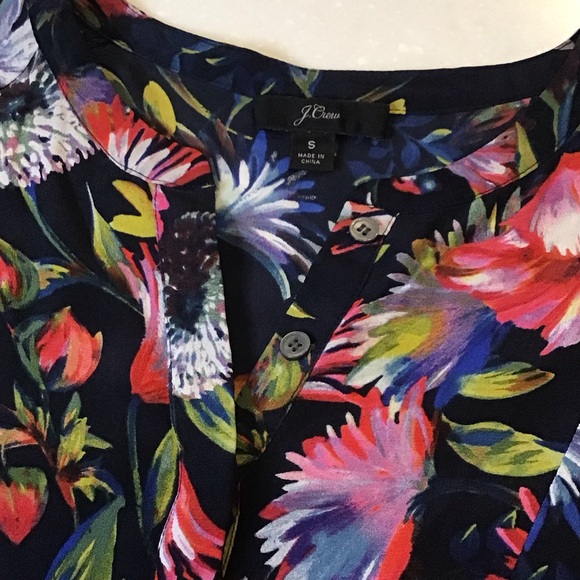 J. Crew Floral Blouse - Multicolor - Picture 2 of 5